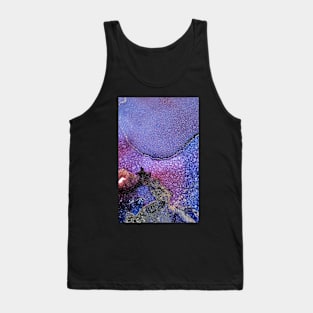 Purple and gold abstract art Tank Top